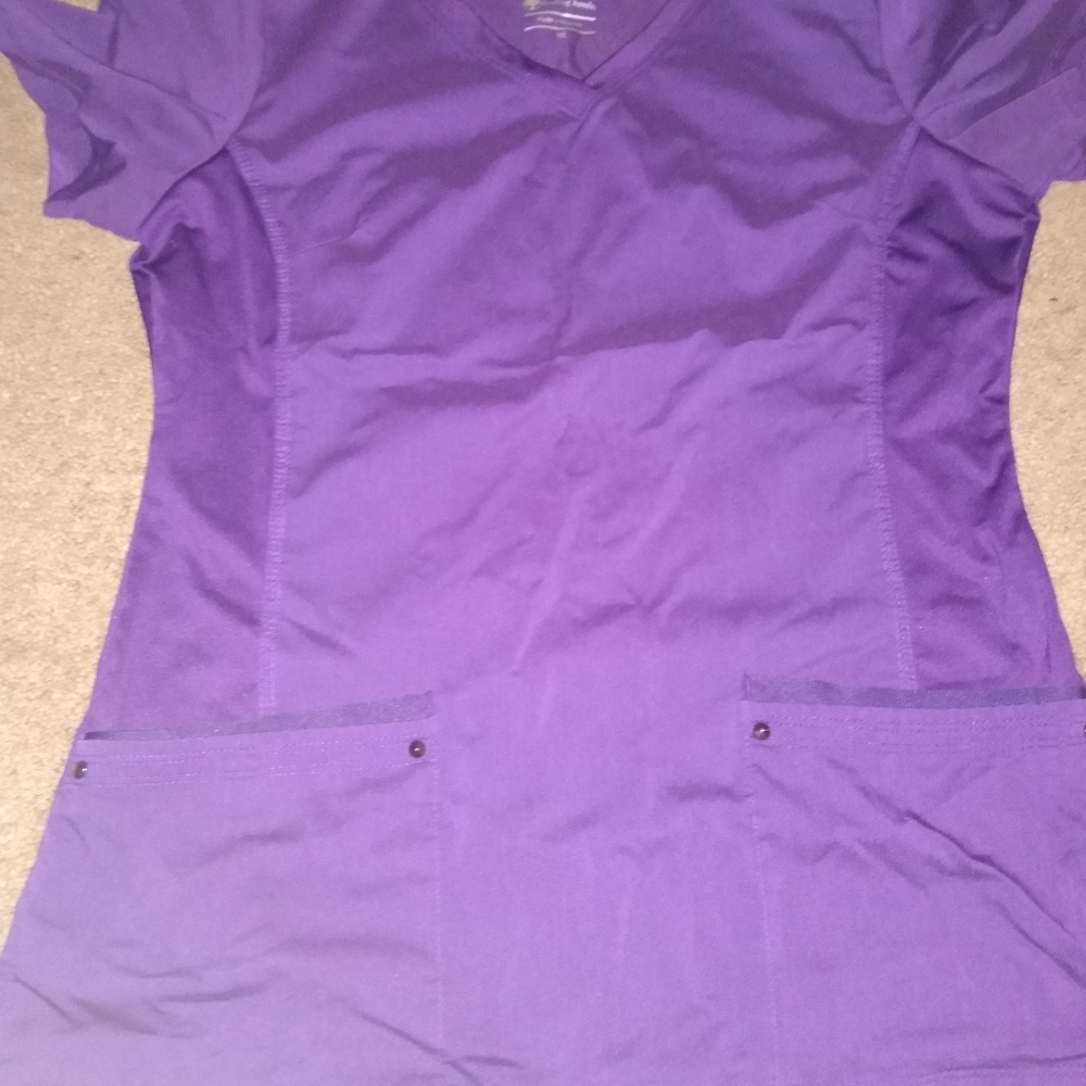 Purple label yoga scrubs size M